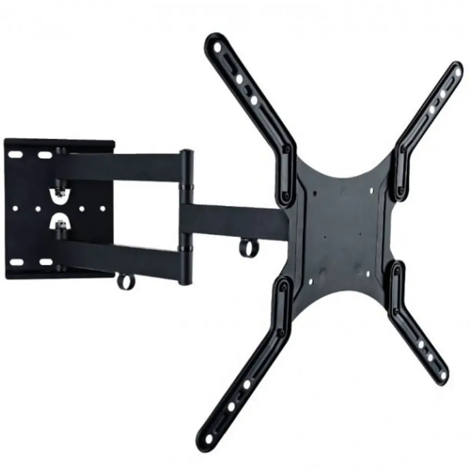 ⁨Wall mount LCD/LED 23-55 double arm, 45kg, black⁩ at Wasserman.eu