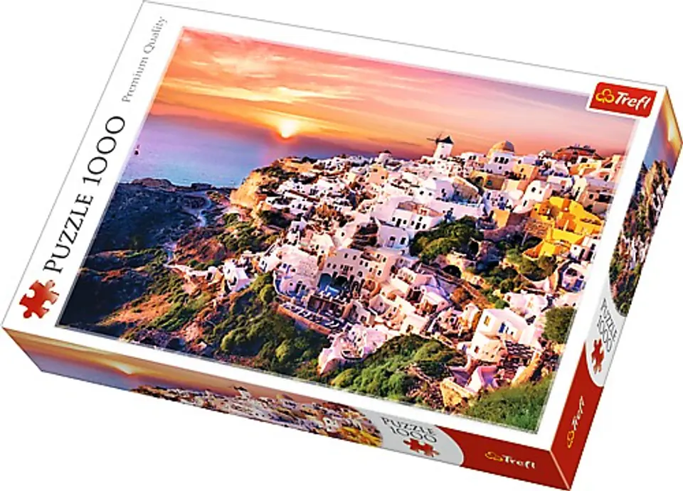 1000 Elements Sunset over Santorini at Wasserman.eu