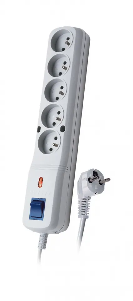 ⁨Surge Protector LF-530WA, 3L EMI/RFI, 1.5m, gray⁩ at Wasserman.eu