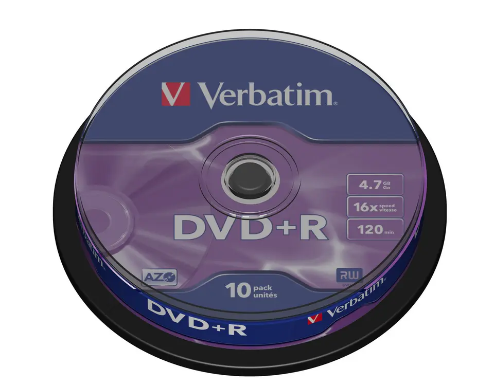 DVD+R 16x 4.7GB 10P CB 43498 at Wasserman.eu