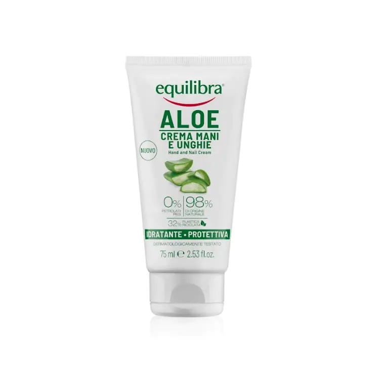 ⁨Equilibra Aloe Hand  Nail Cream aloesowy krem do rąk i paznokci 75ml⁩ w sklepie Wasserman.eu