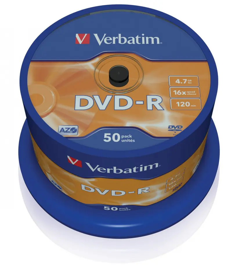 DVD-R 16x 4.7GB 50P CB 43548 at Wasserman.eu