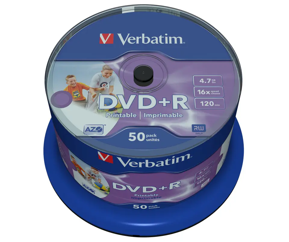 DVD+R 16x 4.7GB 50P CB Printable 43512 at Wasserman.eu