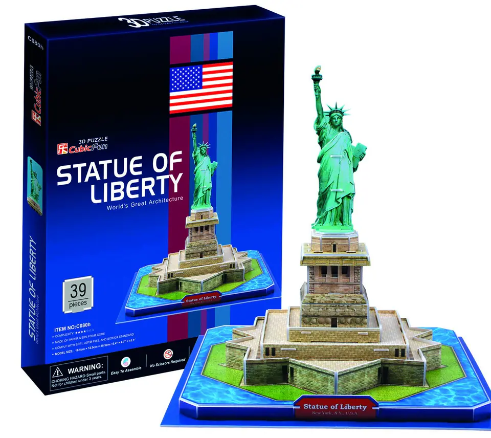 ⁨Puzzle 3D Statue of Liberty⁩ at Wasserman.eu