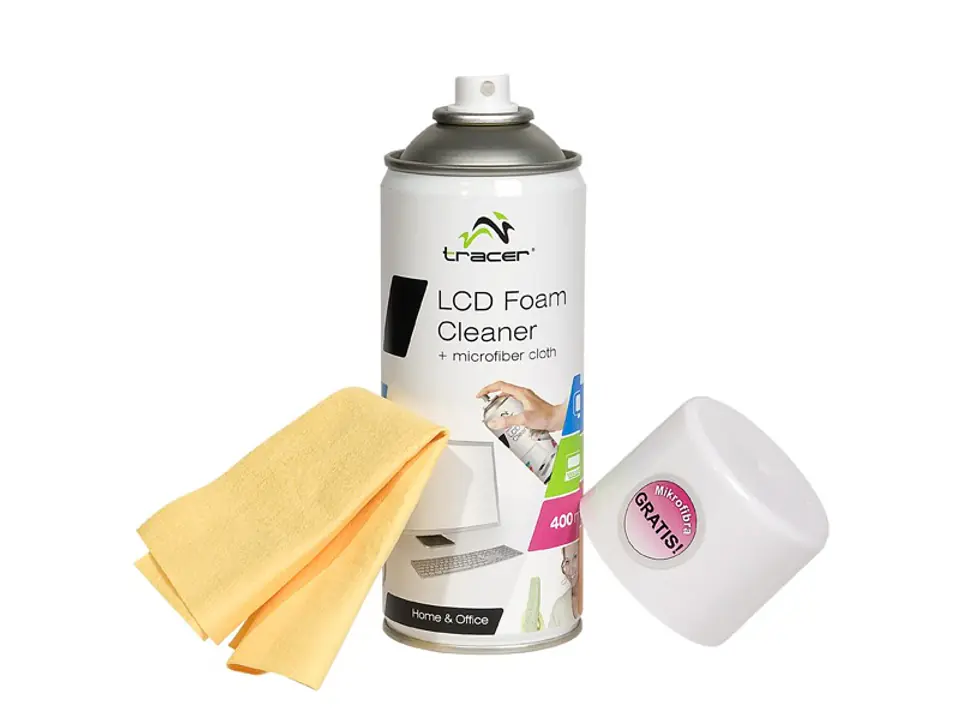 LCD Foam Cleaner 400ml+ microfiber cloth at Wasserman.eu