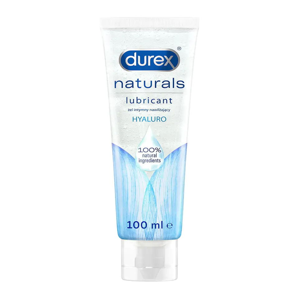 ⁨Durex Naturals Hyaluro żel intymny nawilżający 100% naturalny 100ml⁩ w sklepie Wasserman.eu