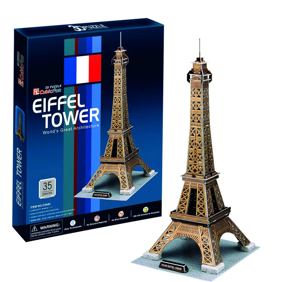 ⁨PUZZLE 3D EIFFEL TOWER⁩ at Wasserman.eu