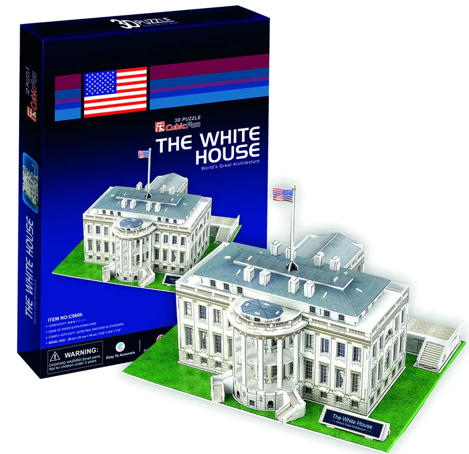 ⁨Puzzle 3D White House⁩ at Wasserman.eu