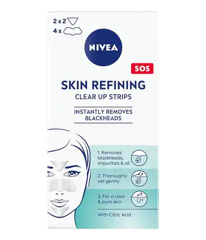 ⁨Nivea Skin Refining Clear-Up Strips cleansing patches against blackheads 6pcs.⁩ at Wasserman.eu