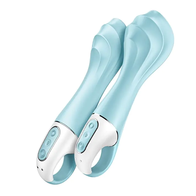 ⁨Satisfyer Air Pump Vibrator 5+ vibrator with pump Light Blue⁩ at Wasserman.eu