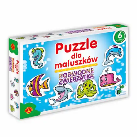 ⁨Puzzle dla Maluszków - Podwodne Zwierzęta⁩ w sklepie Wasserman.eu
