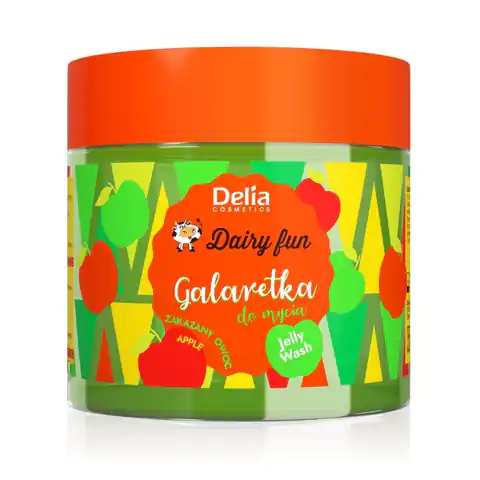 ⁨Delia Dairy Fun galaretka do mycia ciała Zakazany Owoc 350g⁩ w sklepie Wasserman.eu
