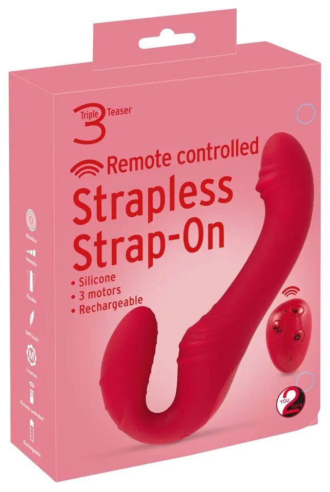 ⁨Strapless Strap-on z wibracjami⁩ w sklepie Wasserman.eu