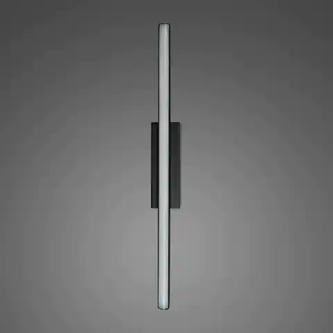 ⁨Kinkiet ledowy LINEA No.1  38,5 cm czarna 4k Altavola Design (Barwa światła barwa dzienna, Kolor Czarny, Możliwość ściemniania nie)⁩ w sklepie Wasserman.eu