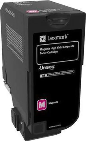 ⁨LEXMARK CS725 Magenta Print Toner Cartridge 74C2HME⁩ at Wasserman.eu