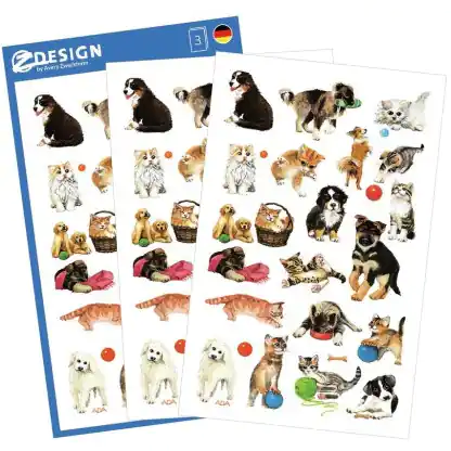 ⁨Cat & Dogs Sticker 53487 Z-DESIGN AVERY ZWECKFORM⁩ at Wasserman.eu