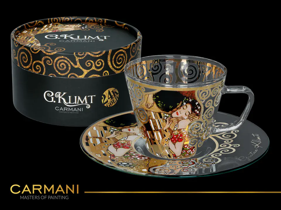 ⁨Filiżanka espresso - G. Klimt. Pocałunek (CARMANI)⁩ w sklepie Wasserman.eu