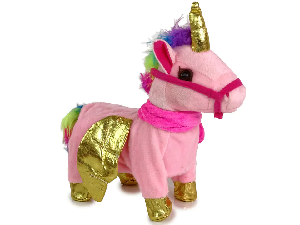 ⁨Horse Interactive Mascot Horse Pink Golden Wings Music⁩ at Wasserman.eu