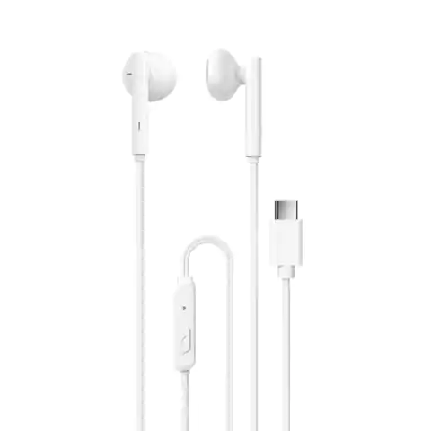 ⁨Dudao przewodowe słuchawki USB Typ C 1,2m biały (X3B-W)⁩ w sklepie Wasserman.eu