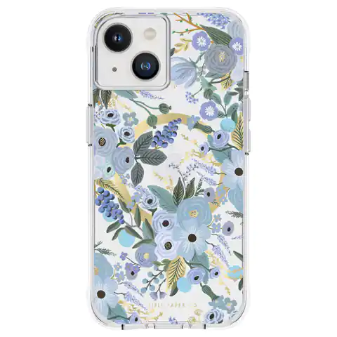 ⁨Rifle Paper Clear MagSafe - iPhone 14 Case (Garden Party Blue)⁩ at Wasserman.eu