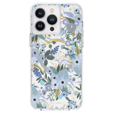 ⁨Rifle Paper Clear MagSafe - Etui iPhone 14 Pro Max (Garden Party Blue)⁩ at Wasserman.eu