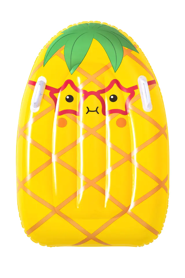 ⁨Bestway 42049 Inflatable Swimboard with Pineapple Handles 84cm x 56cm⁩ at Wasserman.eu