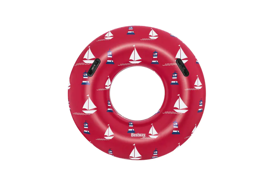 ⁨Bestway 36353 Swimming wheel with handles Red 1.19m⁩ at Wasserman.eu