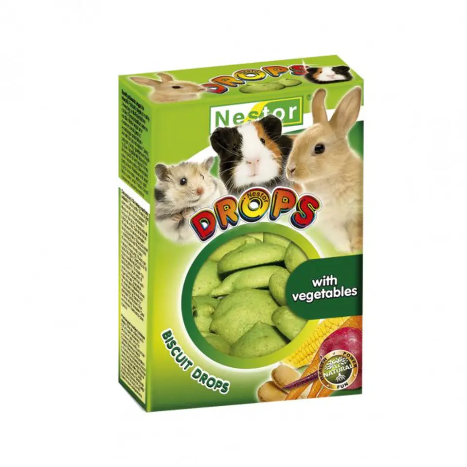 ⁨NESTOR DROPS FOR RODENTS VEGETABLE 35g⁩ at Wasserman.eu