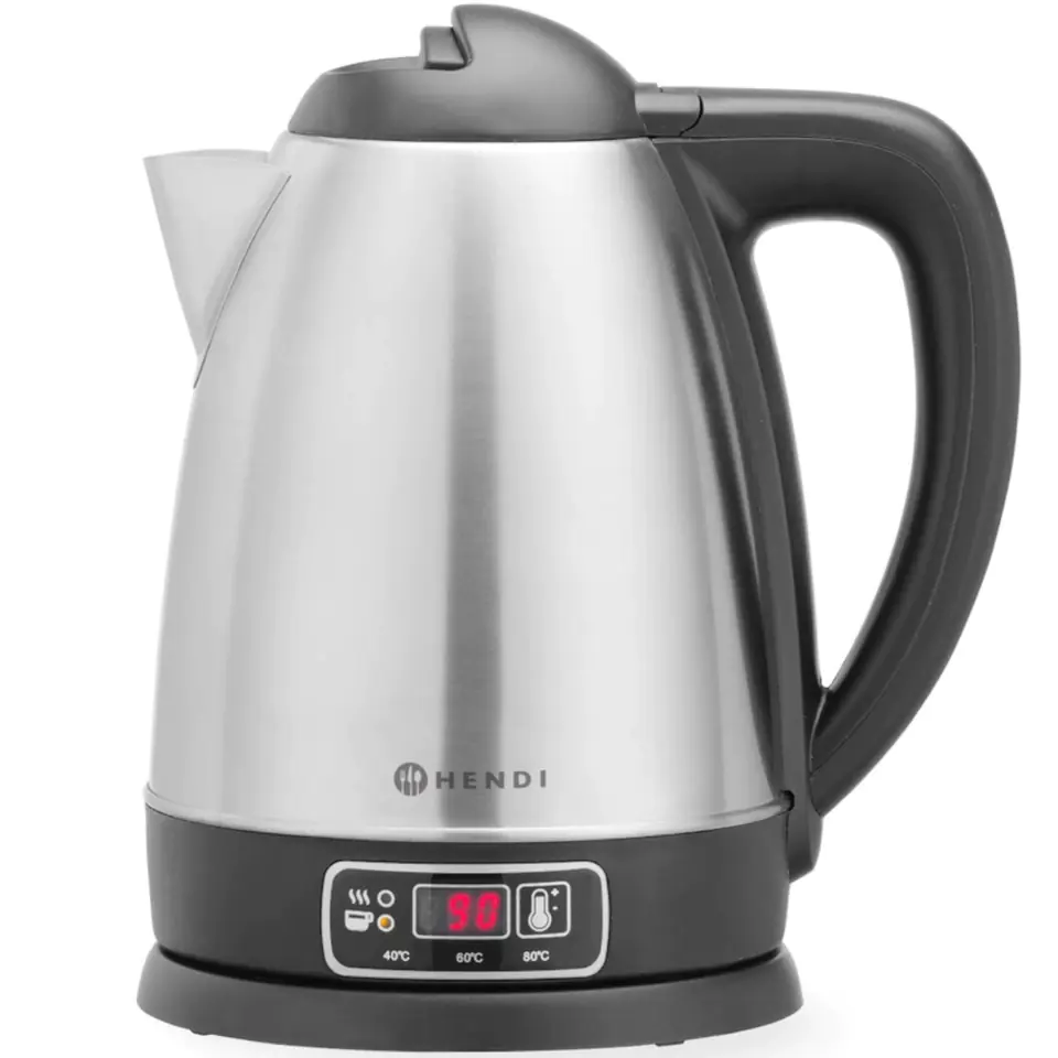 ⁨Electric kettle with temperature control 1.8 l - Hendi 209943⁩ at Wasserman.eu