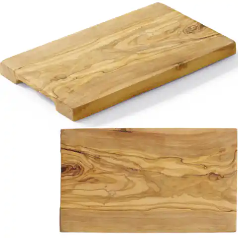 ⁨Deska do serwowania z drewna oliwnego prostokątna 250 x 150 x 18 mm - Hendi 505168⁩ w sklepie Wasserman.eu