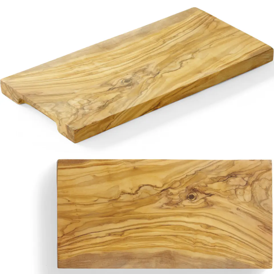 ⁨Olive wood serving board rectangular 300 x 150 x 18 mm - Hendi 505175⁩ at Wasserman.eu