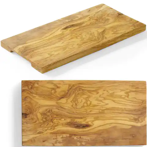 ⁨Deska do serwowania z drewna oliwnego prostokątna 350 x 150 x 18 mm - Hendi 505182⁩ w sklepie Wasserman.eu