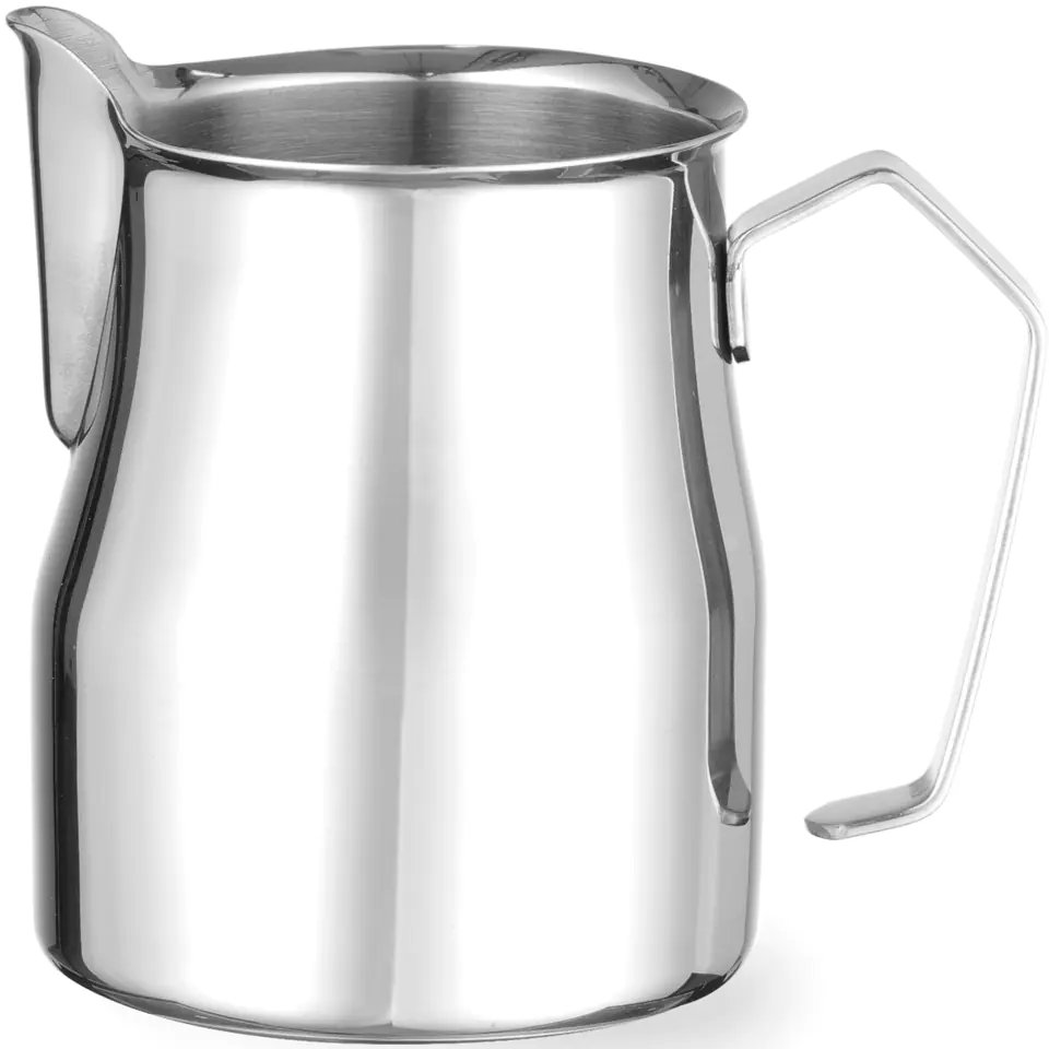 ⁨Milk frothing pot for coffee latte cappuccino 0.45 l - Hendi 451021⁩ at Wasserman.eu