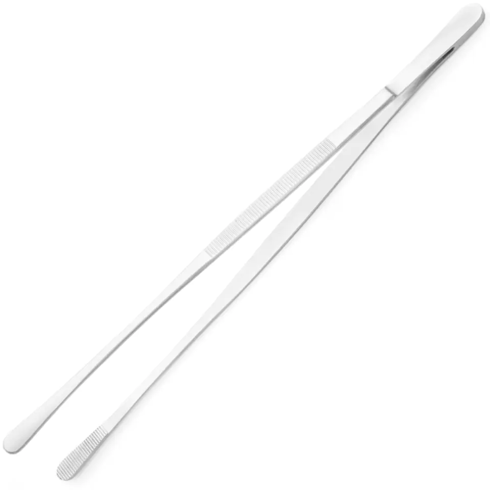 ⁨Pęseta kuchenna z okrągłymi końcówkami 305 mm - Hendi 680193⁩ w sklepie Wasserman.eu