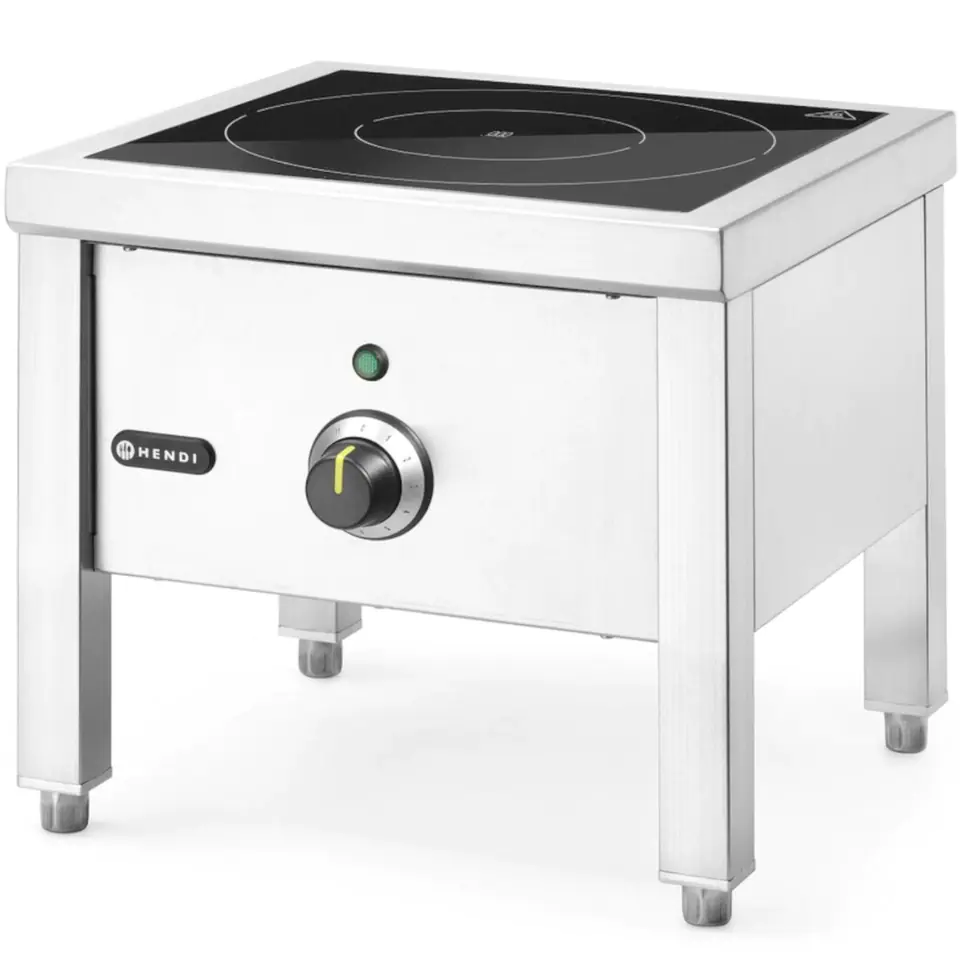 ⁨Taboret gastronomiczny indukcyjny 400 V 5000 W - Hendi 237670⁩ w sklepie Wasserman.eu