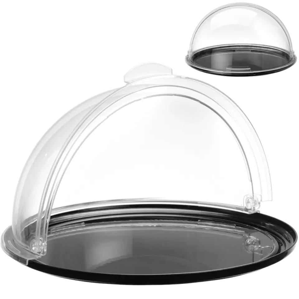 ⁨Round buffet display tray with rolltop lid diam. 215 mm - Hendi 203552⁩ at Wasserman.eu