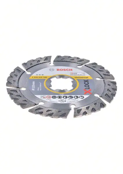 ⁨DIAMOND BLADE UNIVERSAL 115*2 X-LOCK⁩ at Wasserman.eu