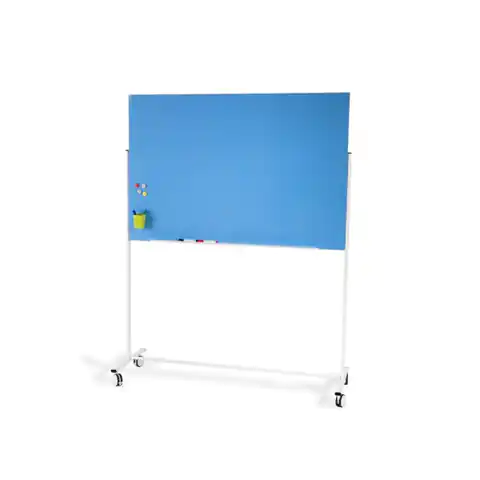 ⁨Double-sided stand with 100x150 boards wheels⁩ at Wasserman.eu