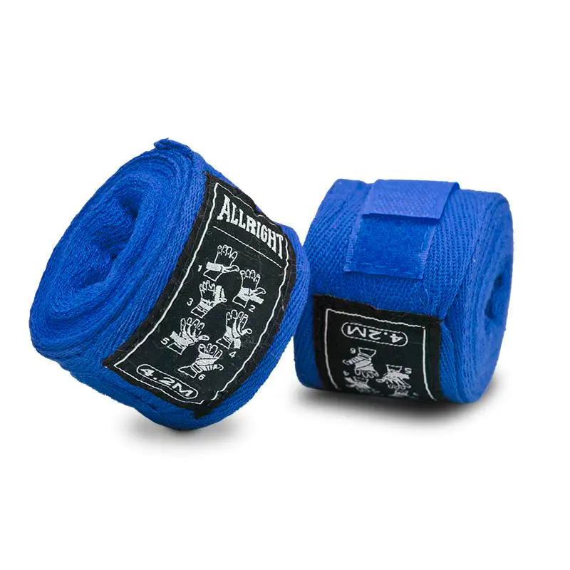 ⁨BOXING BANDAGE ALLRIGHT 4,2m blue⁩ at Wasserman.eu