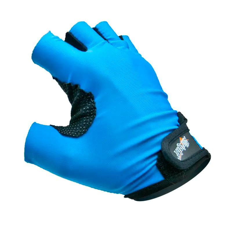 ⁨RĘKAWICZKI ROWEROWE LYCRA r.XS niebieski⁩ w sklepie Wasserman.eu