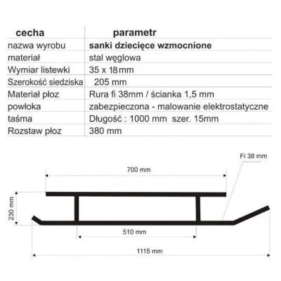 ⁨SANKI WZMOCNIONE Z MOC. OPARCIA - BUKOWE⁩ w sklepie Wasserman.eu