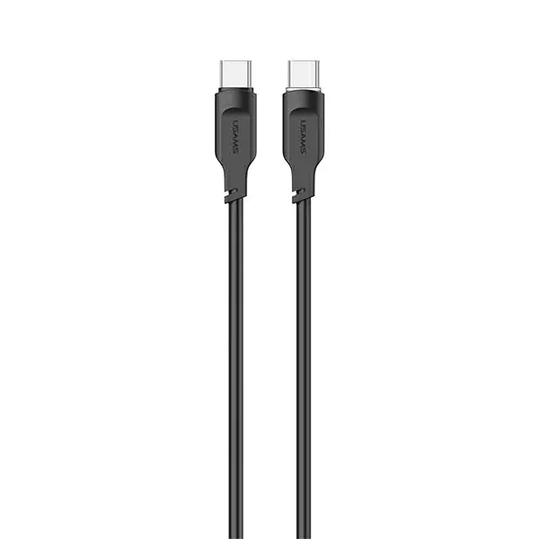 ⁨USAMS Kabel USB-C na USB-C PD Fast Charging 1,2m 100W Lithe Series czarny/black SJ567USB01(US-SJ567)⁩ w sklepie Wasserman.eu