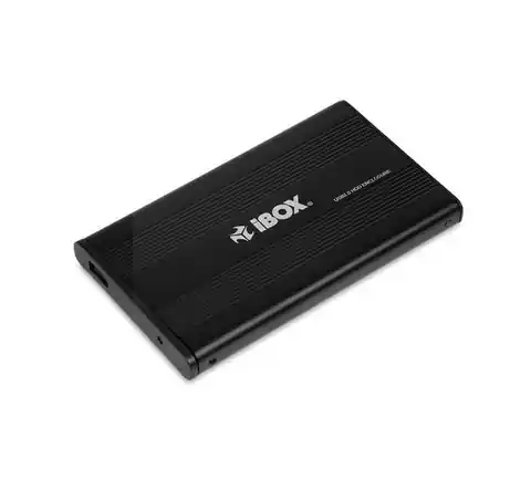 ⁨iBox HD-01 2.5 Zoll HDD-Gehäuse Schwarz⁩ im Wasserman.eu