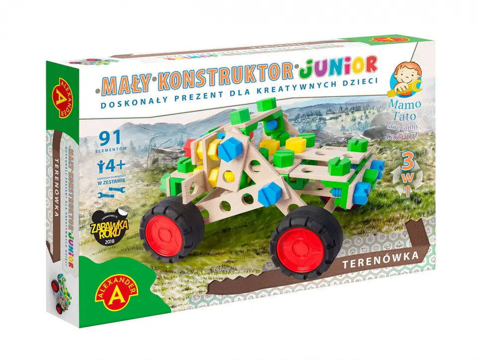 Construction set Little Constructor Junior 3w1 - Road car at Wasserman.eu