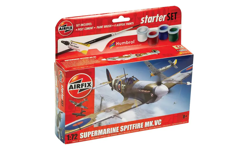 ⁨AIRFIX Small Beginners Set Spitfire MkVc⁩ at Wasserman.eu