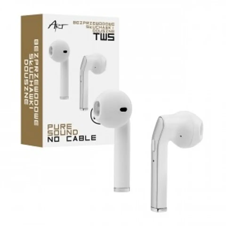 ART headphones True Wi reless(microUSB)white/s at Wasserman.eu