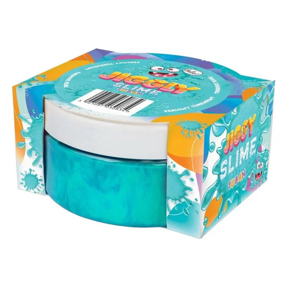 ⁨Jiggly Slime - turkusowy perłowy 200g⁩ w sklepie Wasserman.eu