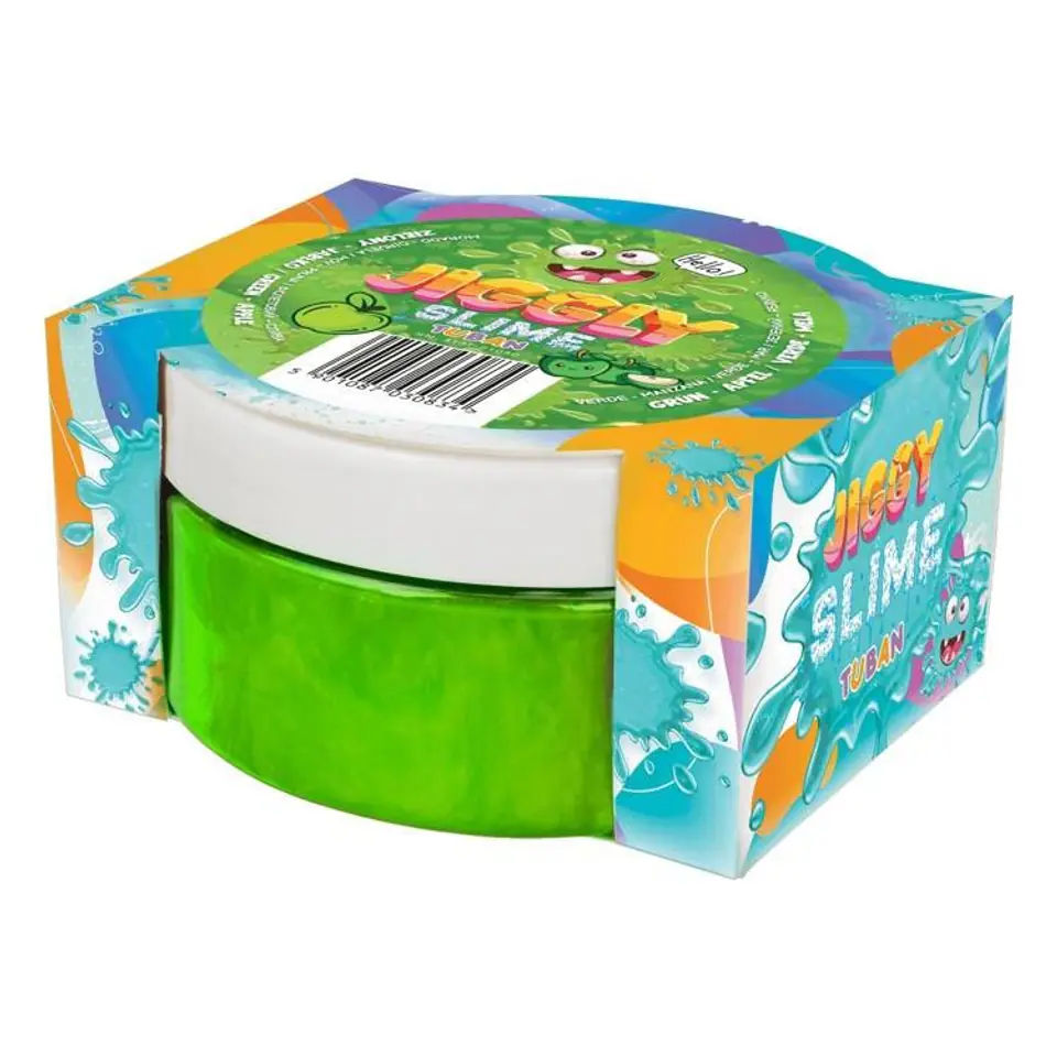 ⁨Slime Jiggly - zielony Jabłko 200g⁩ w sklepie Wasserman.eu