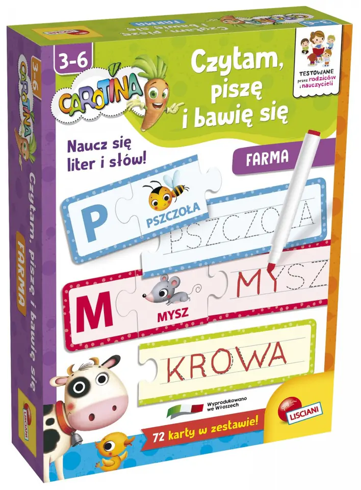 ⁨Game Carotina I play, read and write - Farm⁩ at Wasserman.eu