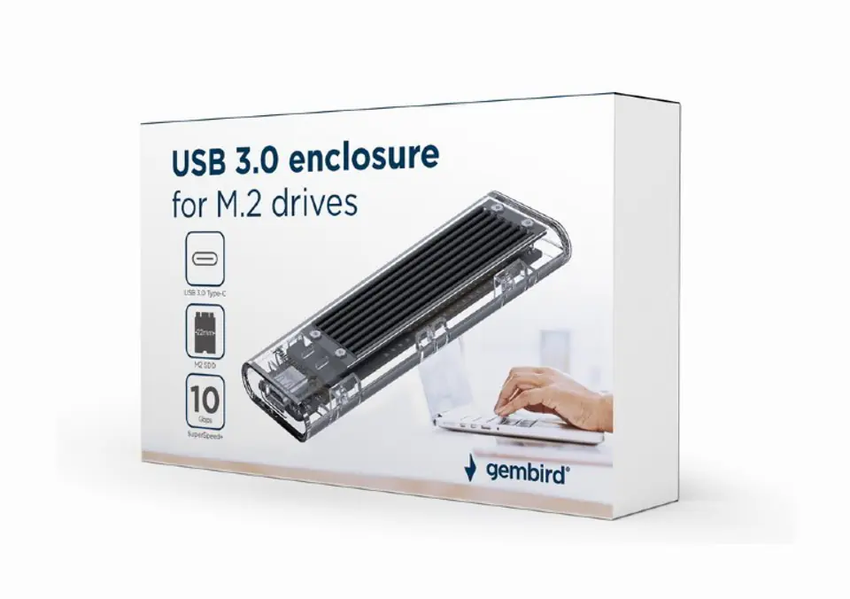 External drive case M.2 USB 3.0 at Wasserman.eu